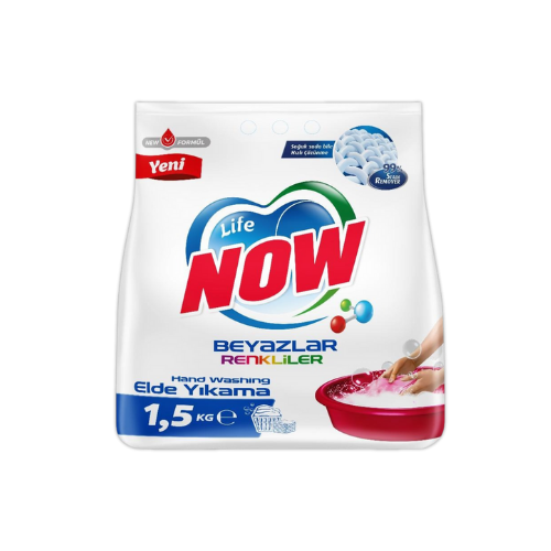 Life Now Toz Deterjan Beyazlar ve Renkliler İçin – 1,5 KG, lifenow.com.tr