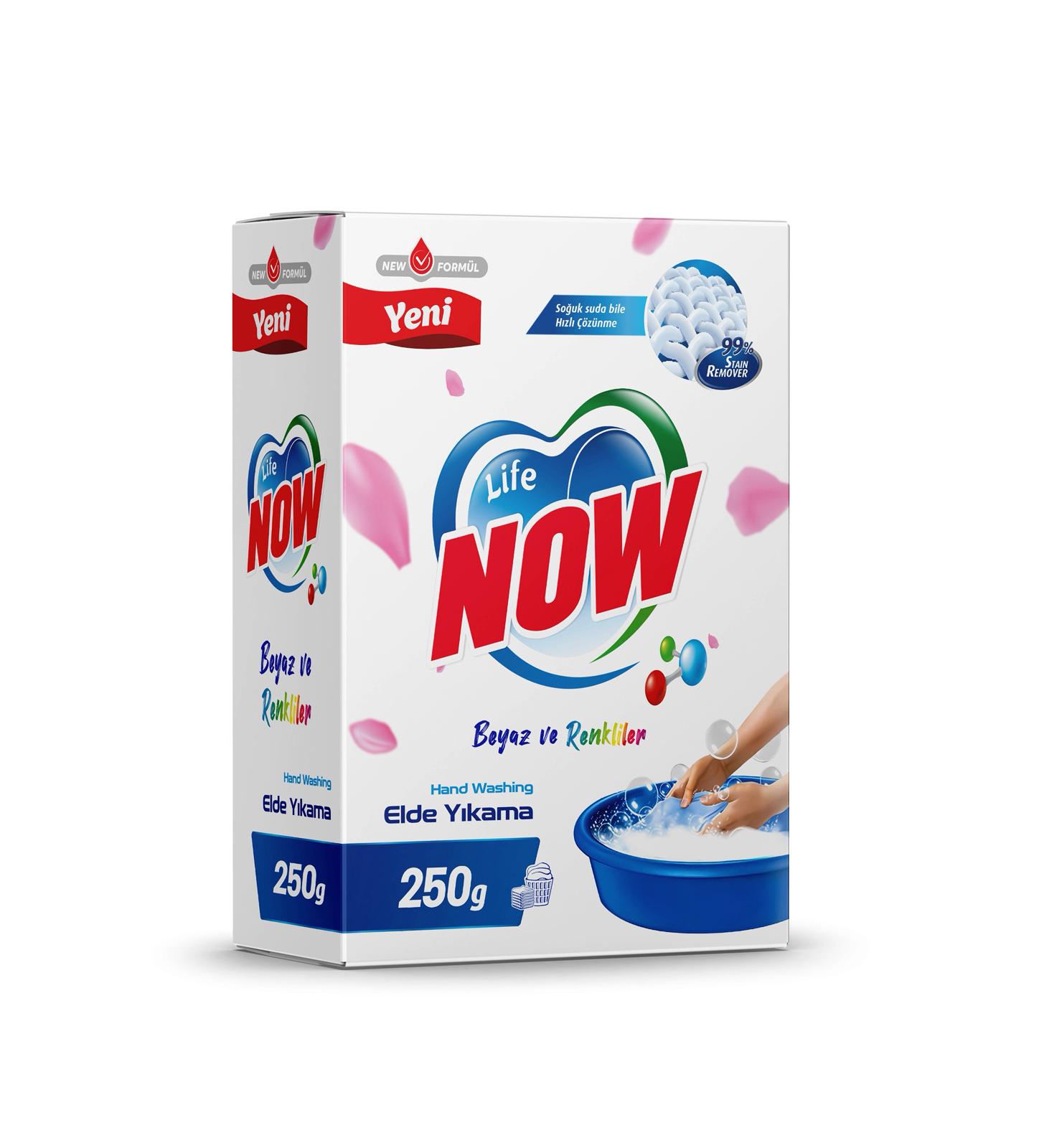 Life Now Toz ELDE YIKAMA Deterjan Beyazlar ve Renkliler İçin – 250 G, lifenow.com.tr
