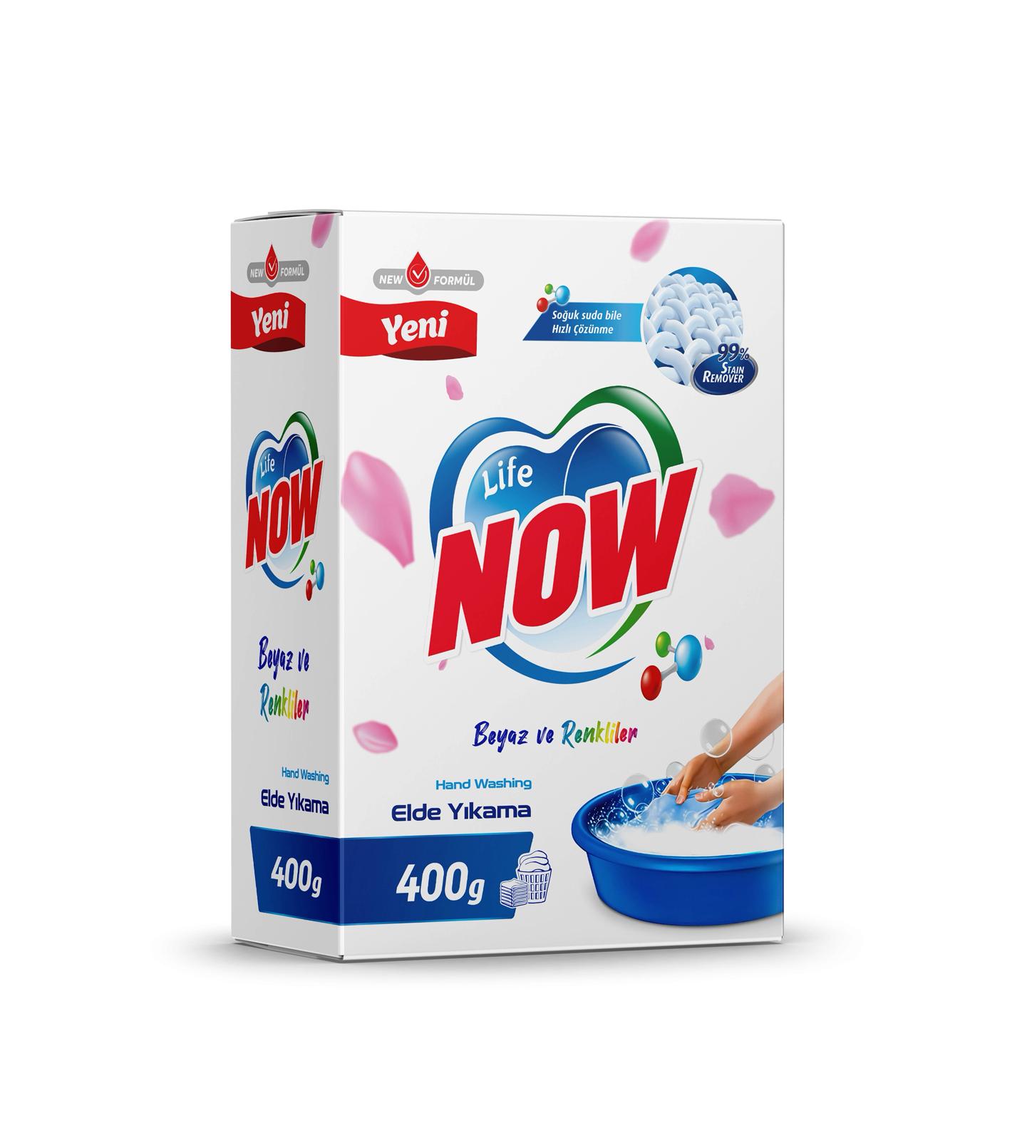 Life Now Toz Deterjan Beyazlar ve Renkliler İçin – 400,G, lifenow.com.tr