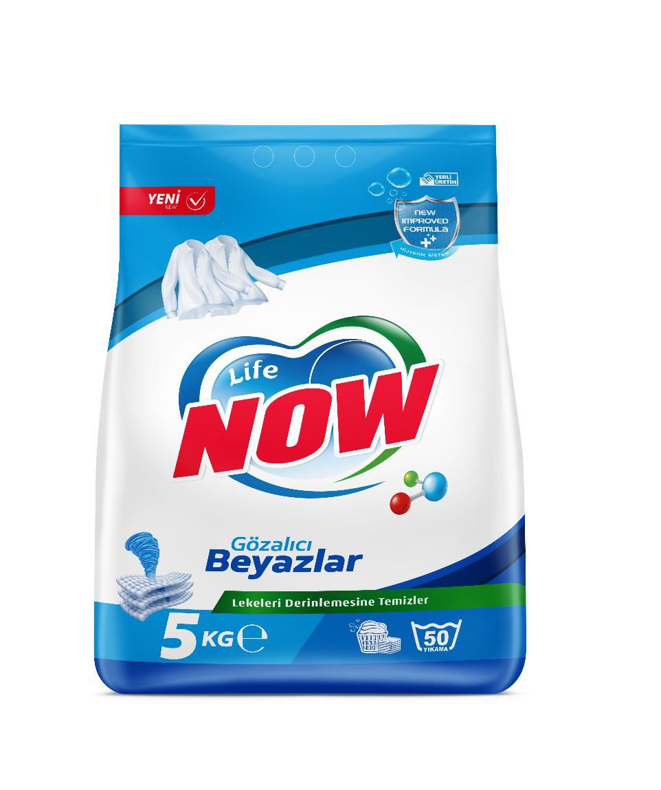 Life Now Toz Deterjan Beyazlar için  – 5 KG, lifenow.com.tr