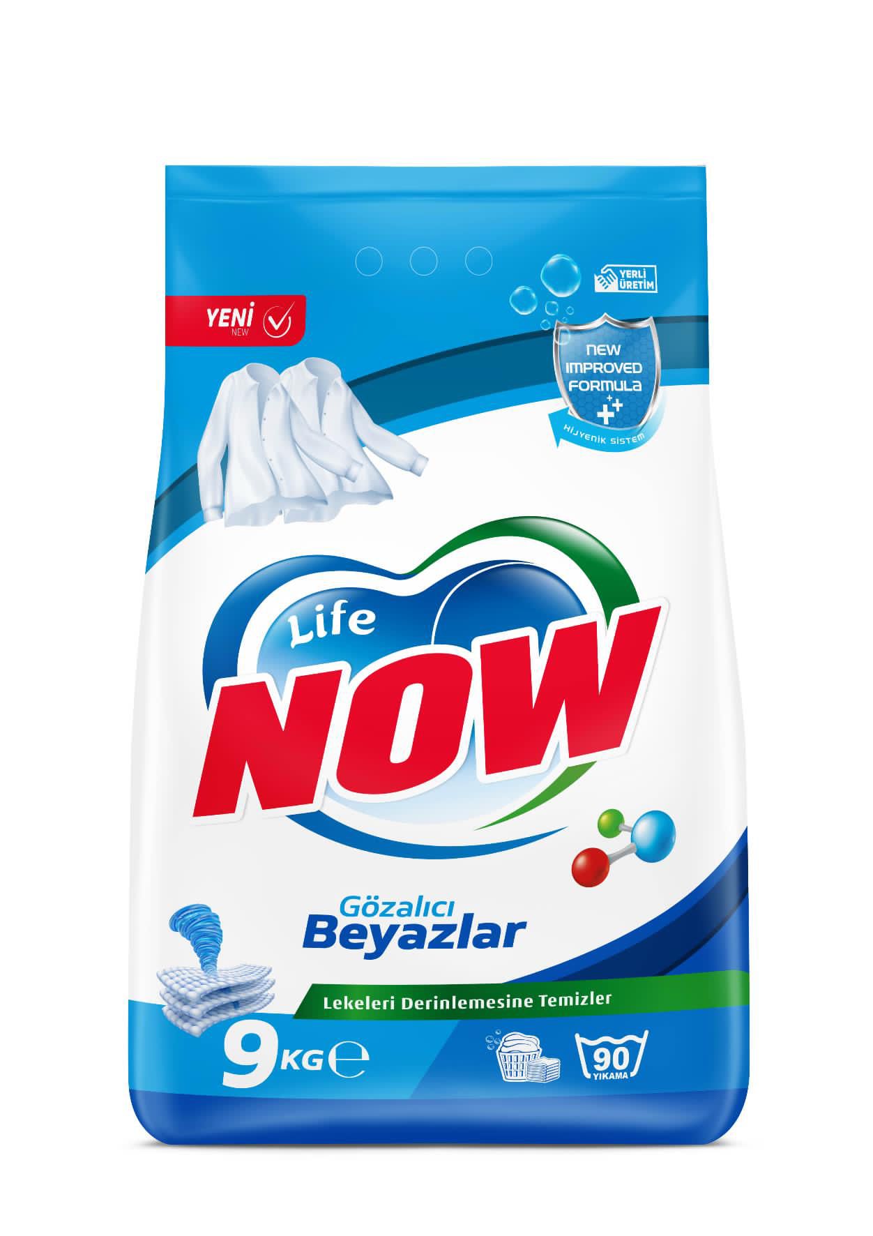 Life Now Toz Deterjan Beyazlar  İçin – 9 KG, lifenow.com.tr
