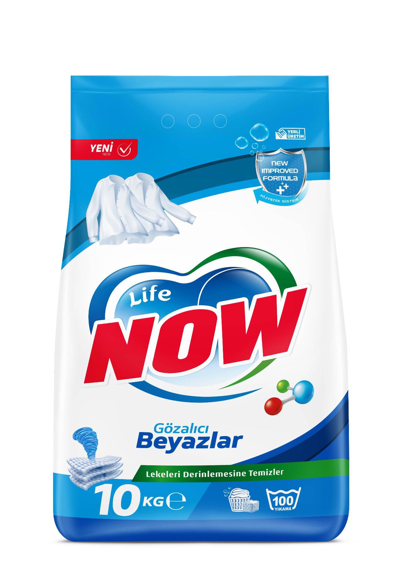 Life Now Toz Deterjan Beyazlar İçin – 10KG, lifenow.com.tr